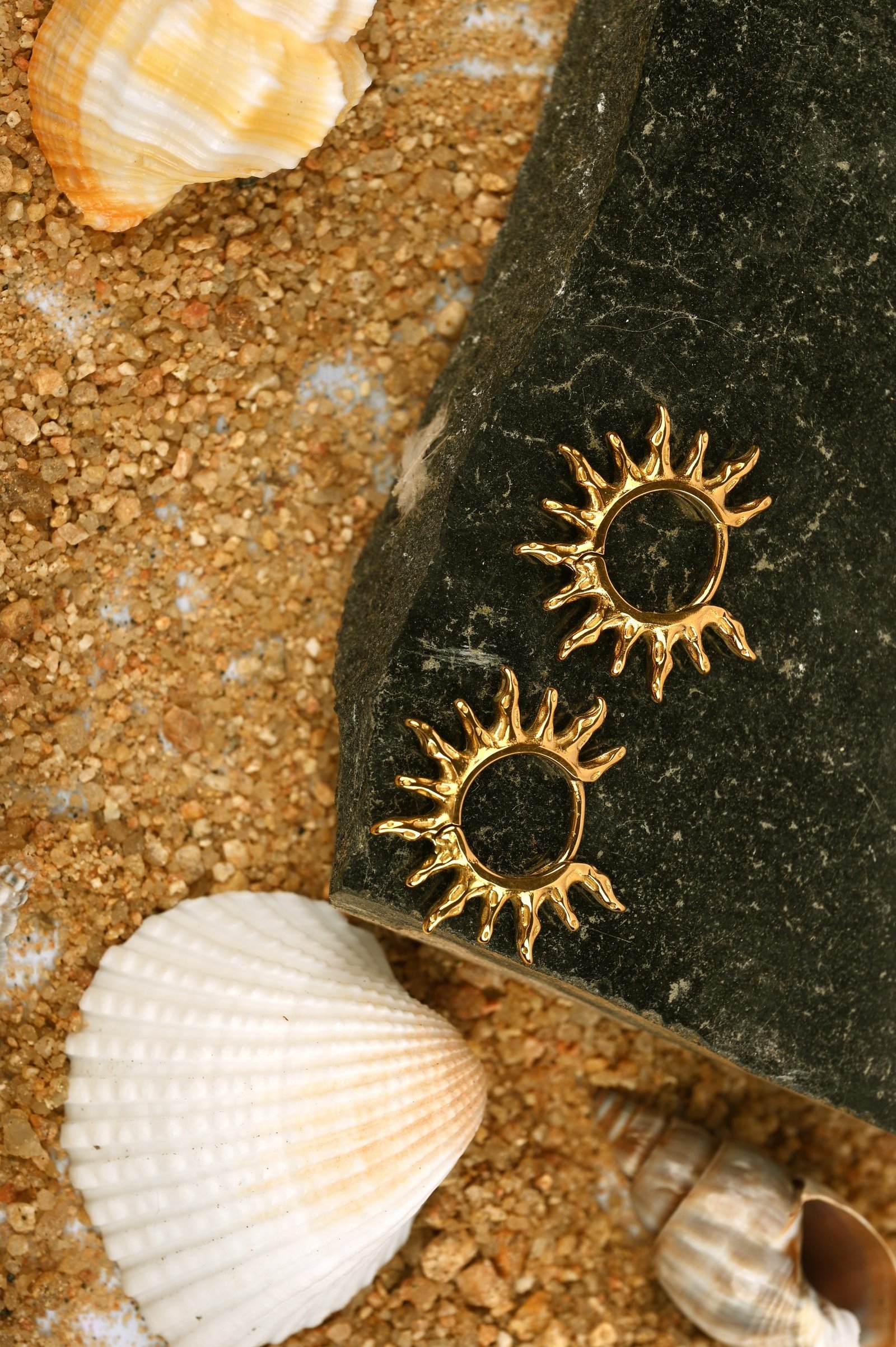 sun hoops Sun Hoops Earring - Image 1